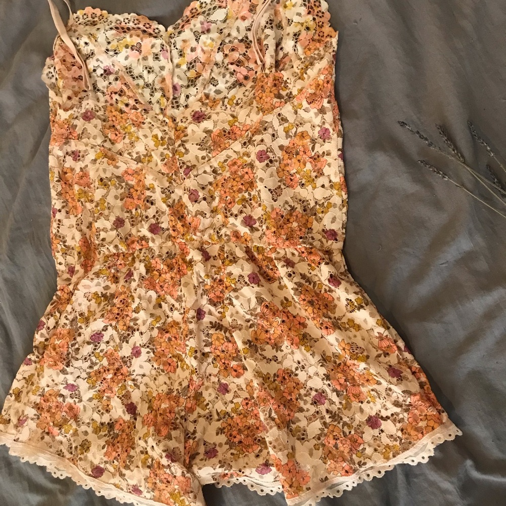Victoria’s Secret Floral & Lace See Through Teddy